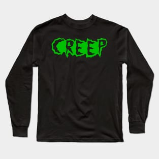 Creep Neon green gooey T-shirt Long Sleeve T-Shirt